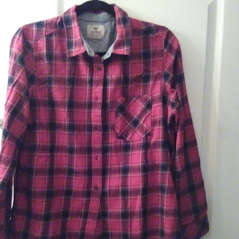 Woolrich Red and Black Plaid Casual Shirt